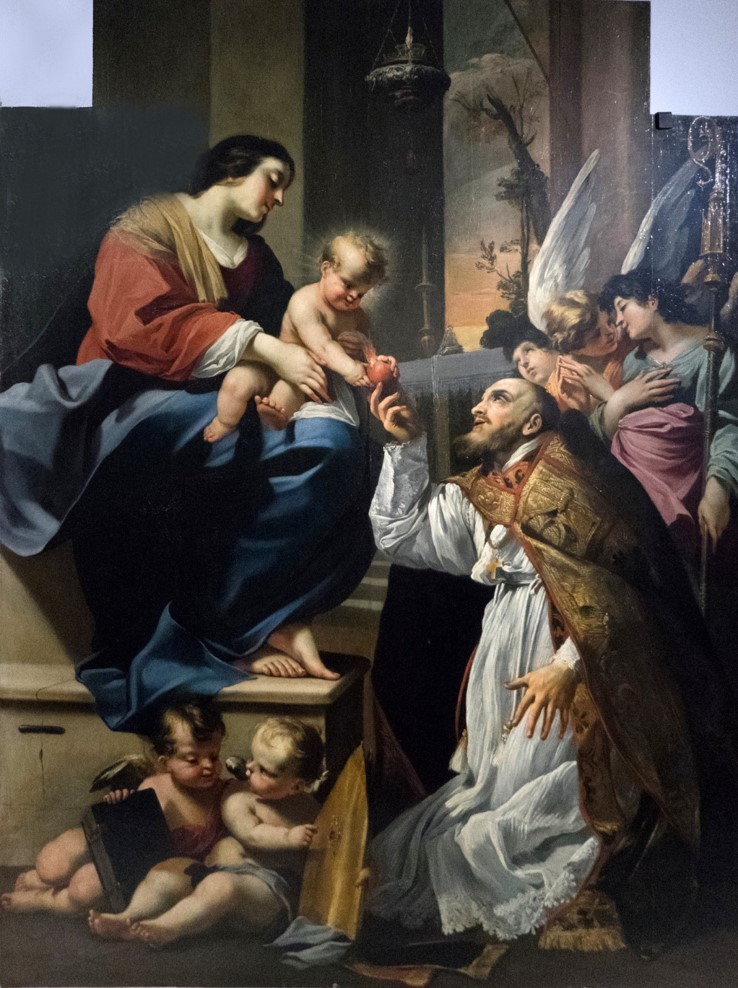 François Perriet, St-Augustin offrant son cœur à l'Enfant Jésus (vers 1634)